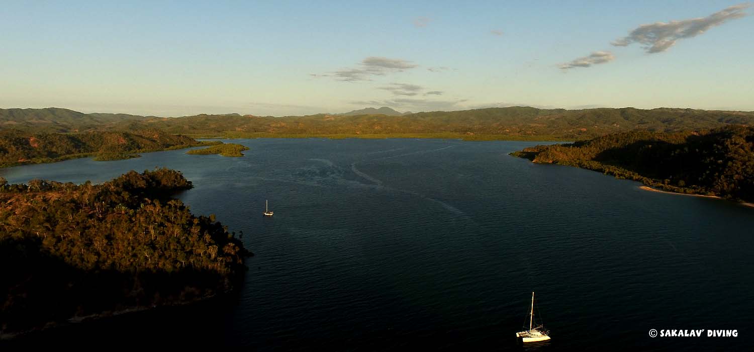 visite des baies en croisière Nosy Be